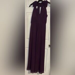 Bari Jay Long Wedding Guest, Formal Dress Eggplant/Purple Size 4.NWT